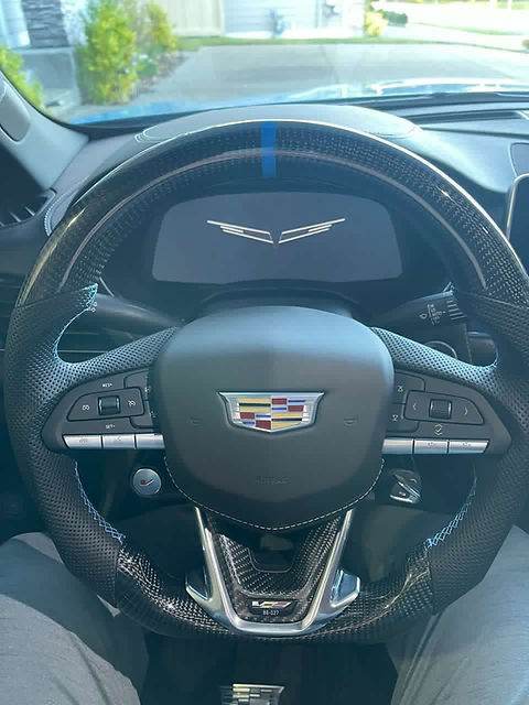 2020 - 2024+ Cadillac CT4 / CT5 Base, V, and Blackwing - Custom Carbon Fiber Steering Wheel with options